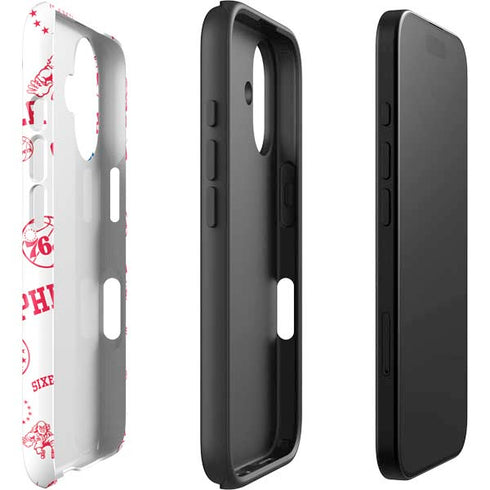 NBA Philadelphia 76ers Blast iPhone 16 Impact Case